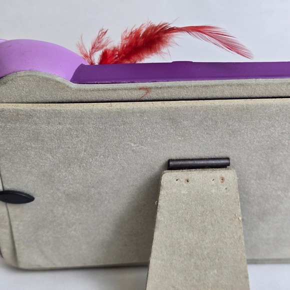 Vintage 2004 3D Betty Boop & Pudgy Picture Frame, Purple Red Hearts, 7" x 5" - Picture 8 of 14